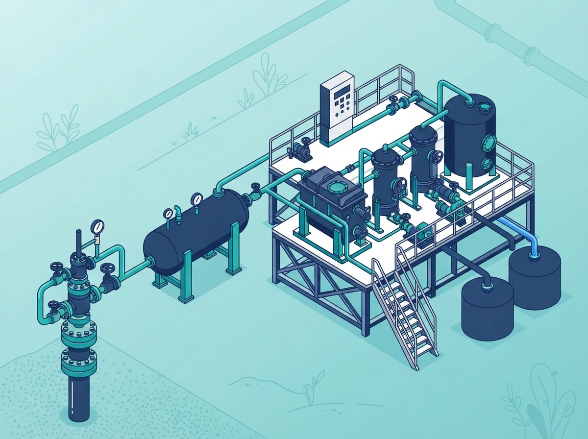 Produced and congenital water treatment