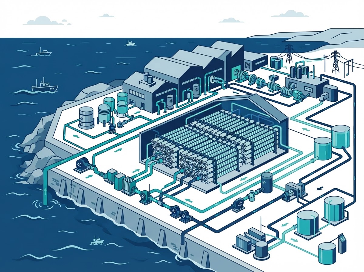 Seawater desalination